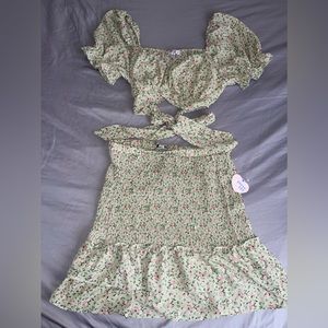 2 piece skirt and top